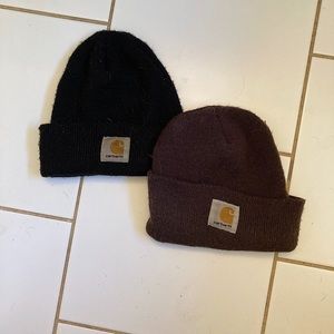 two carhartt beanies